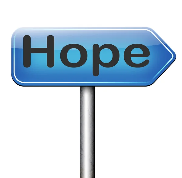 Znak nadziei — Zdjęcie stockowe