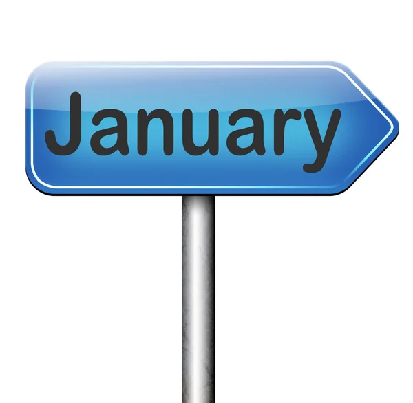 January first month of next year — Stock Photo, Image
