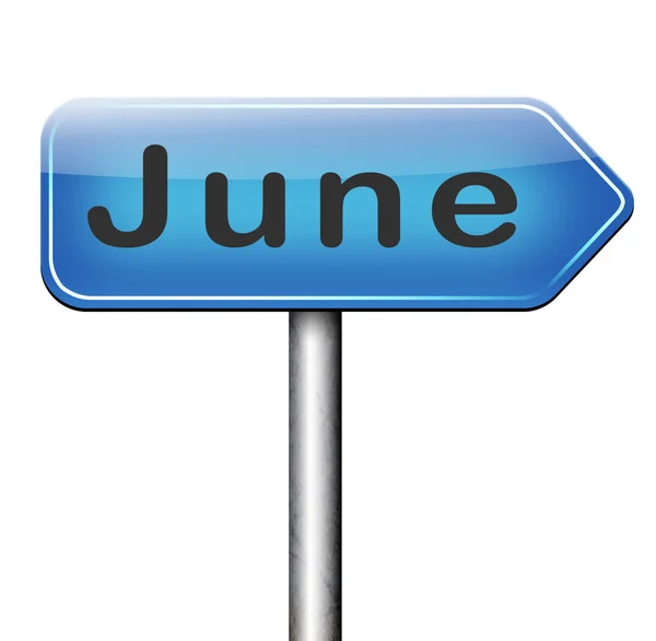Volgend jaar juni — Stockfoto