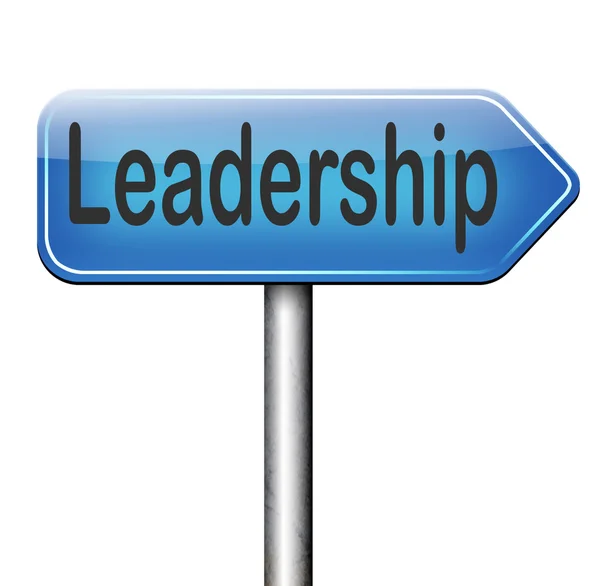 Leadership sign — Stock Photo, Image