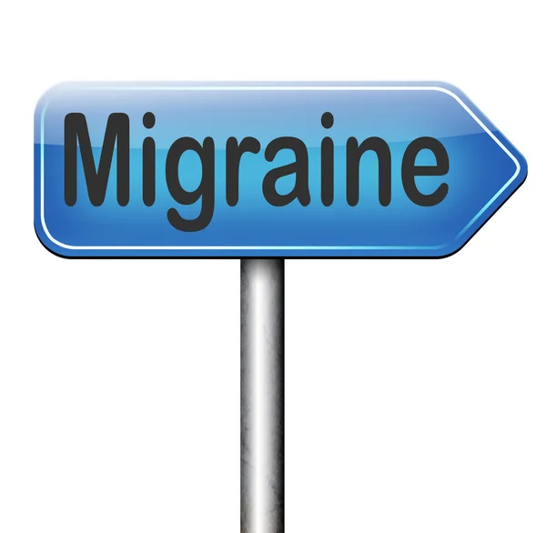 Migraine acute — Stockfoto