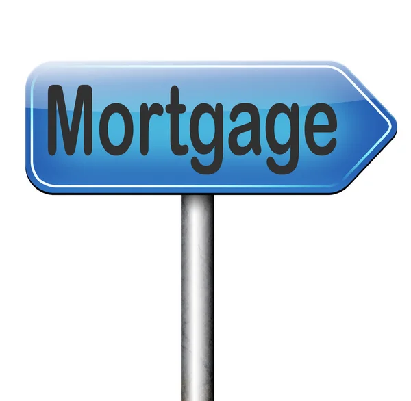 Kredyt hipoteczny znak — Zdjęcie stockowe