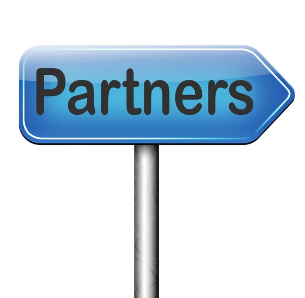 Partner commerciali — Foto Stock