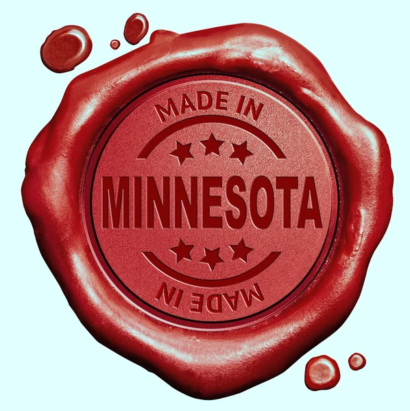 Fabricado em minnesota — Fotografia de Stock