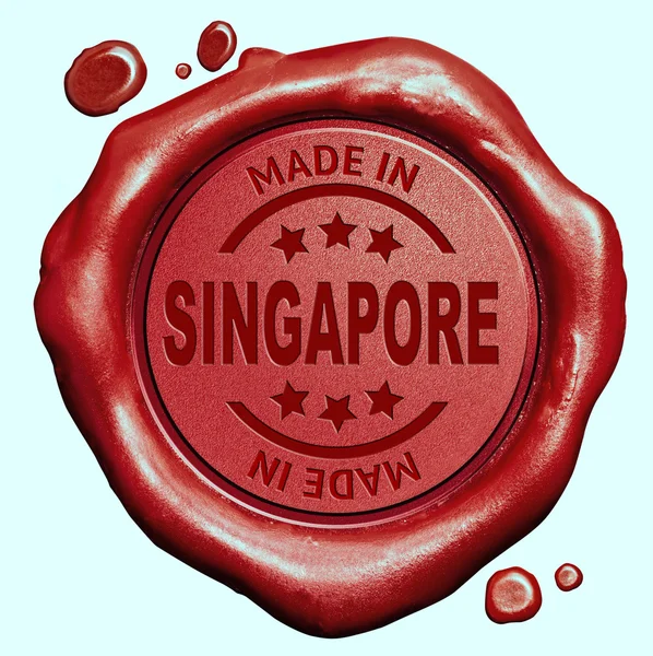 Hergestellt in Singapore — Stockfoto