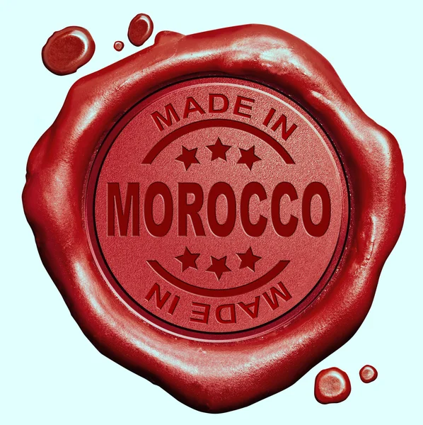 Prodotto in Marocco — Foto Stock