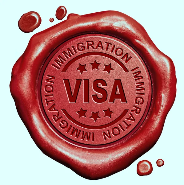 Inmigración de visas — Foto de Stock