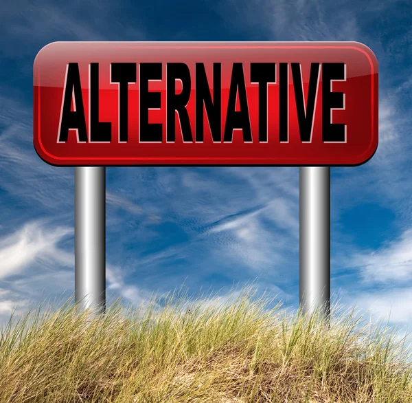 Alternative plan — Stock Photo, Image