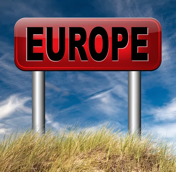 Europe sign — Stock Photo, Image