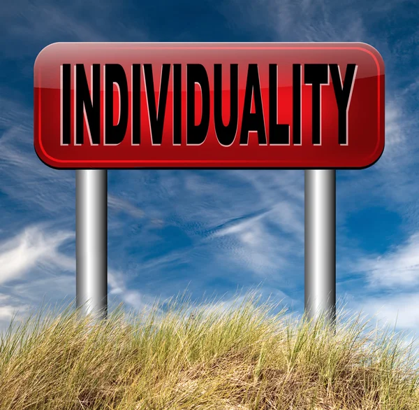 Individuality sign — Stock Photo, Image