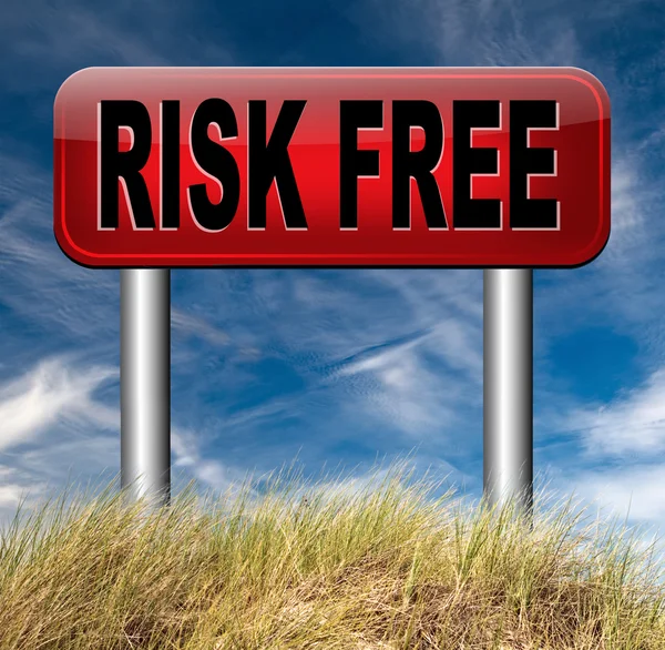 Risk free — Stock Photo, Image