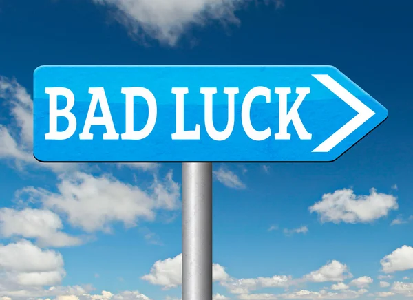 Bad luck misfortune — Stock Photo, Image
