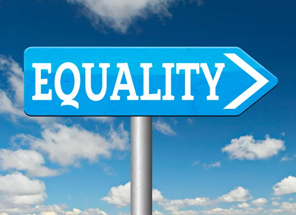 Equality sign — Stock Photo, Image