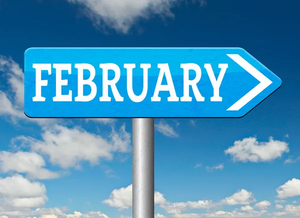 Signo de febrero —  Fotos de Stock
