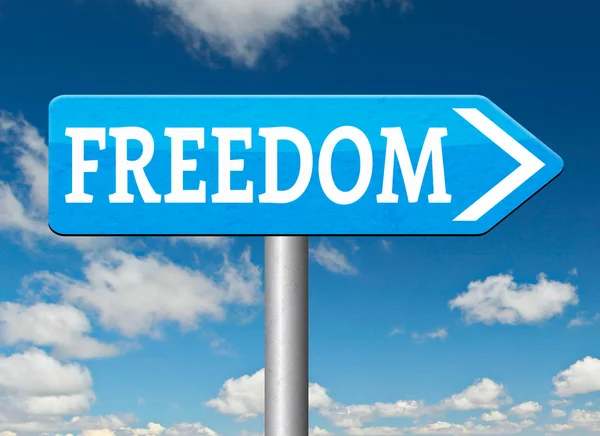 Freedom peaceful free life without restrictions — Stock Photo, Image