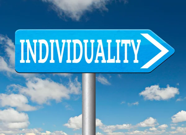 Individuality sign — Stock Photo, Image