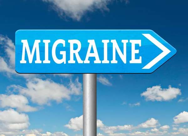 Migraine acute — Stockfoto