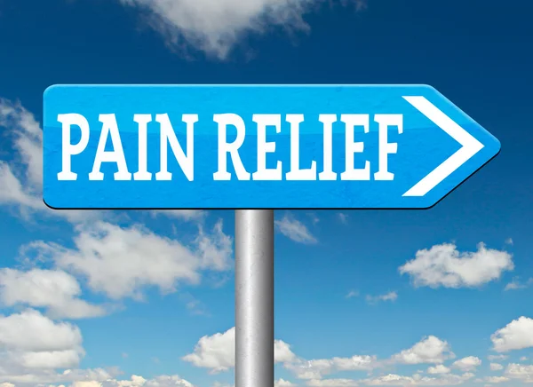 Pain relief sign — Stock Photo, Image