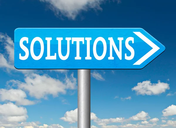 Solutions to solve problems — Stock Photo, Image