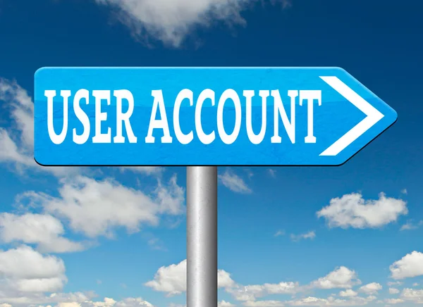 Your user account — Stock Photo, Image