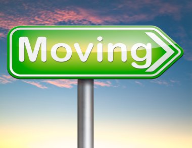 Moving  sign clipart