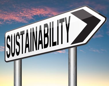 Sürdürülebilirlik yol işareti