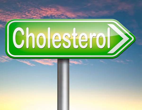 Cholesterol met hoog gehalte — Stockfoto