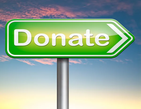 Donate Charity — Stock Photo, Image