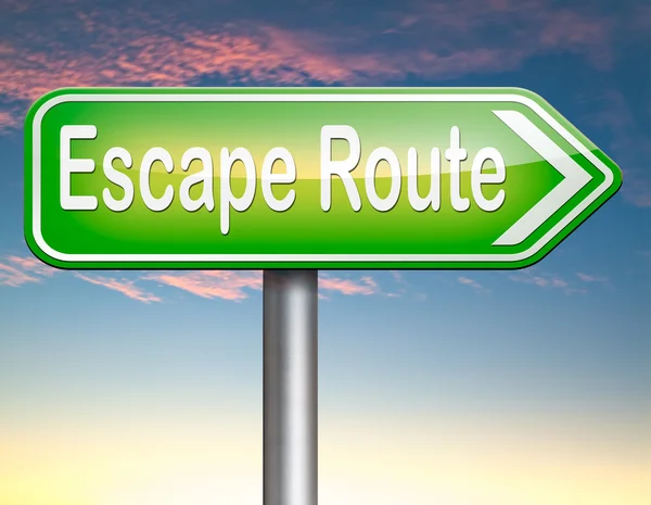 Escape route to safety — Stock Photo, Image