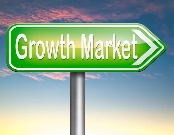 Growth market — Stock Photo, Image