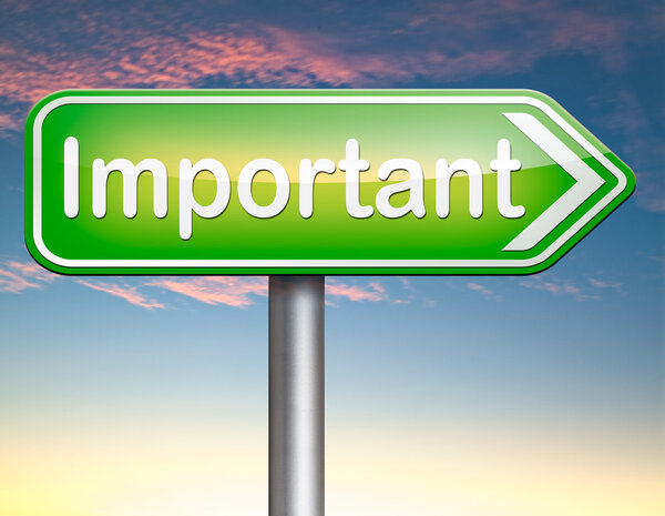 Очень важно
