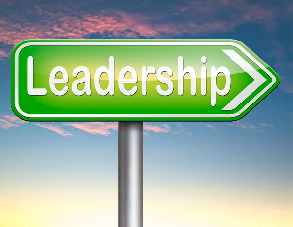 Leadership sign — Stock Photo, Image