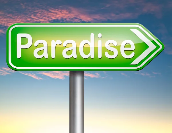 Signo del paraíso — Foto de Stock