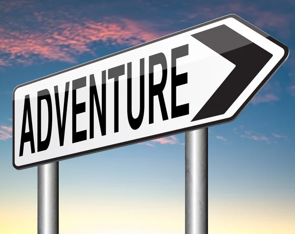 Adventure sign — Stock Photo, Image