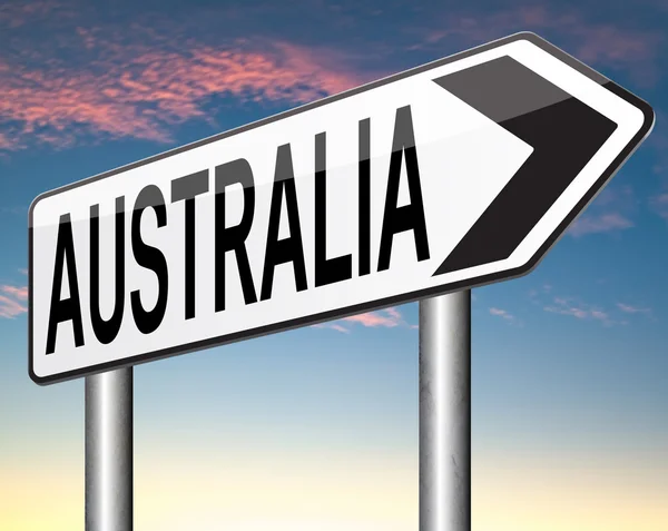 Avustralya işareti — Stok fotoğraf