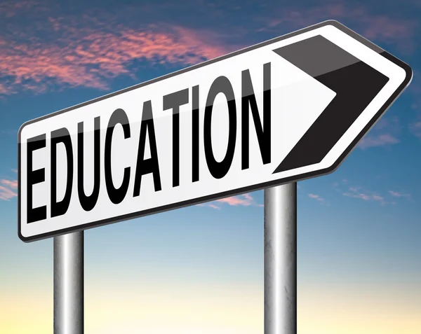 Education sign — Stock Photo, Image