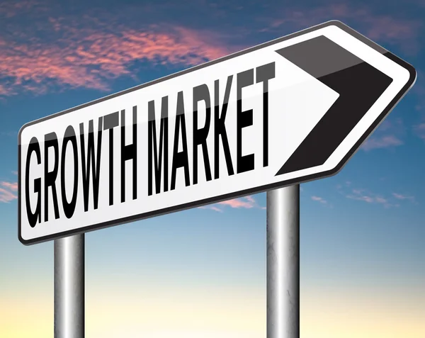 Growth market — Stock Photo, Image
