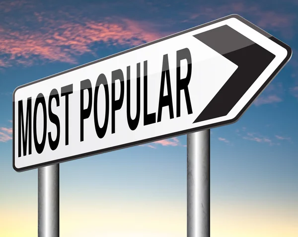 Most popular — Stock Photo, Image