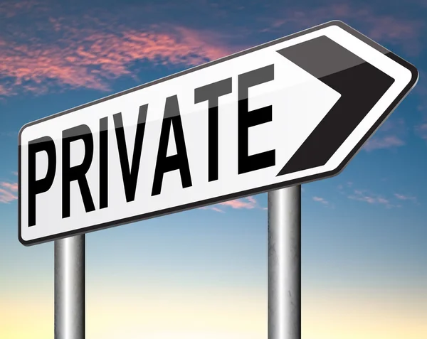 Informazioni private e personali — Foto Stock