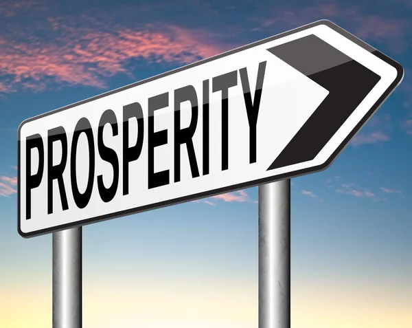 La prosperità ha successo nella vita — Foto Stock