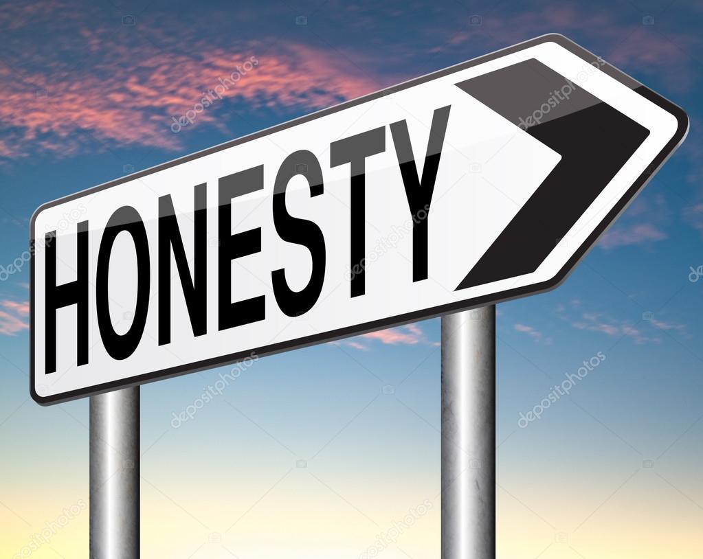Honesty sign