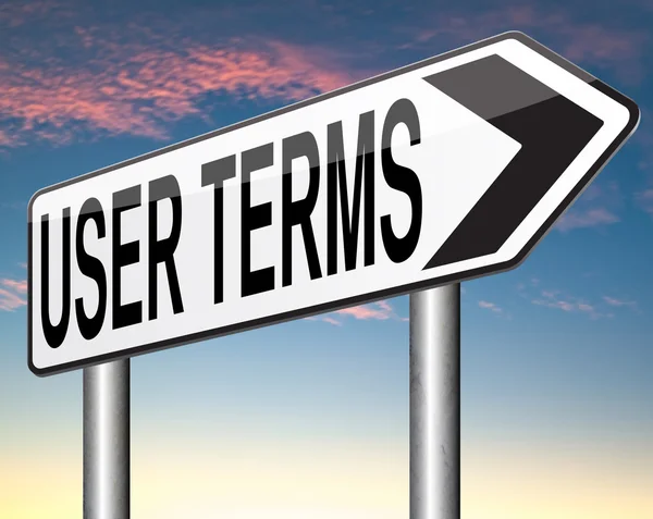 User terms