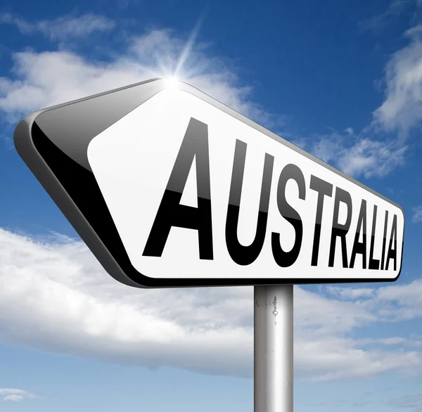 Austrália sinal — Fotografia de Stock