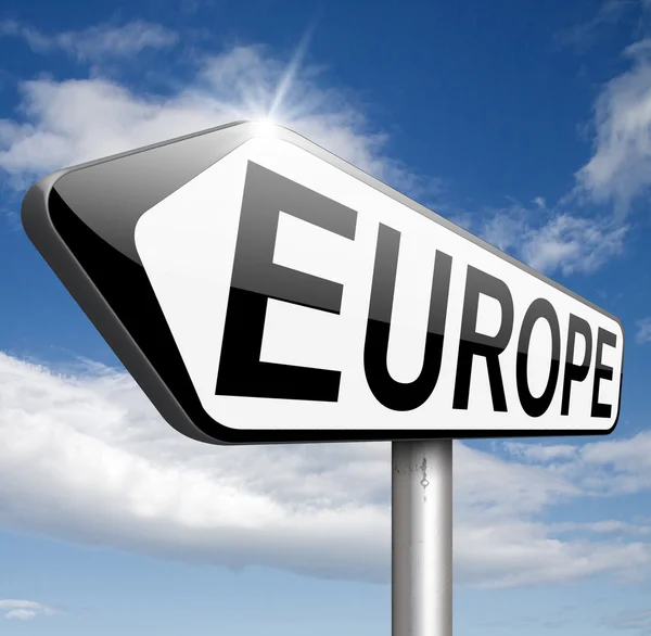 Europe sign — Stock Photo, Image