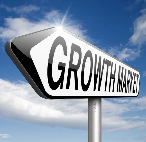 Growth market — Stock Photo, Image