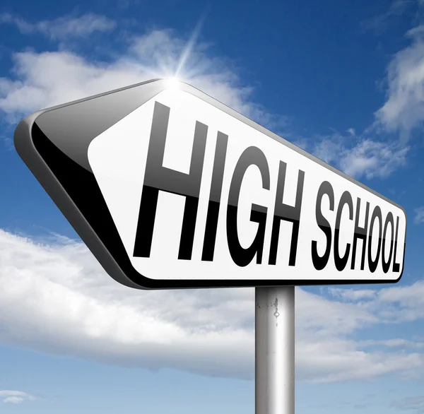 High School — Stock Photo, Image