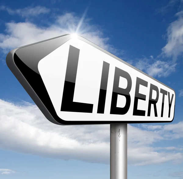Özgürlük işareti — Stok fotoğraf