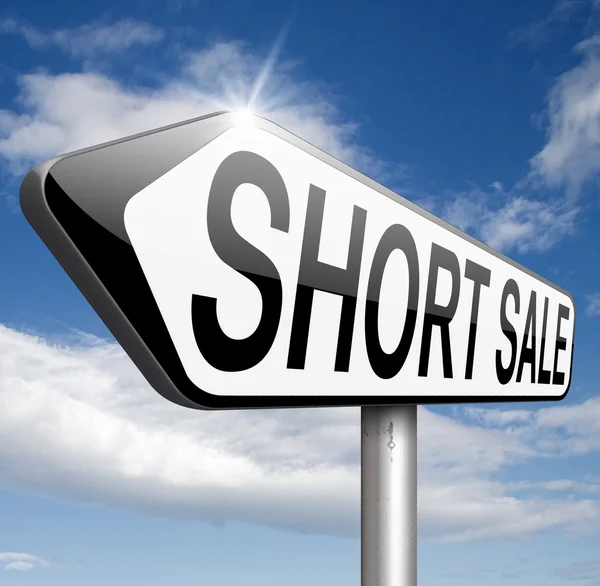 Short sale — Stock Photo, Image