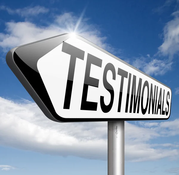 Customer feedback testimonials — Stock Photo, Image