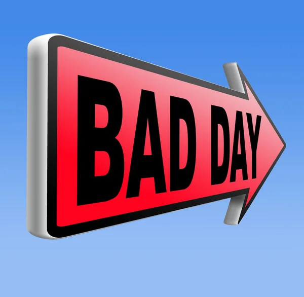 Bad day — Stock Photo, Image